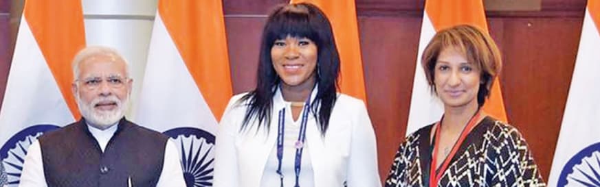 Otara represents Sri Lanka at the Global Business Platform